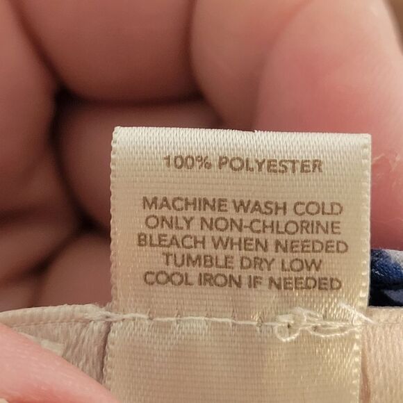 LOFT Spectral Blues patterned blouse - Picture 11 of 12